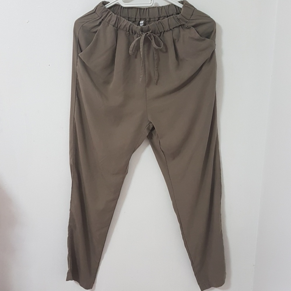Women Tencel Easy Tapered Pants
